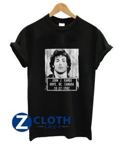 John J Rambo Mugshot T-Shirt AA