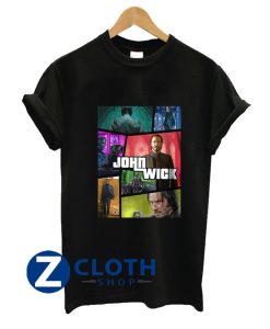 John Wick Game Keanu Guns Lots Of Guns Unisex T-Shirt AA