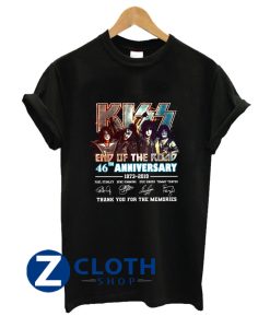 Kiss 46th Anniversary 1973-2019 T-Shirt AA