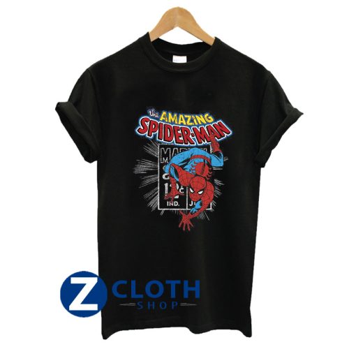 Marvel The Amazing Spider Man Vintage Comic T-Shirt AA