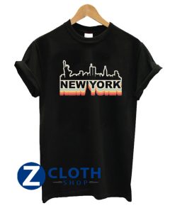 New York City Skyline Vintage T-Shirt AA