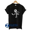 Skeleton Hockey Lovers Halloween T-Shirt AA