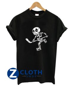 Skeleton Hockey Lovers Halloween T-Shirt AA