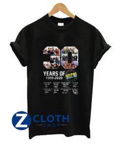 30 Years of Beverly Hills 90210 1990-2020 Signatures T-Shirt AA