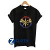 Captain Marvel Spray Paint Logo T-Shirt AA