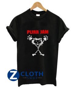 Purr Jam Cat Parody T-Shirt AA