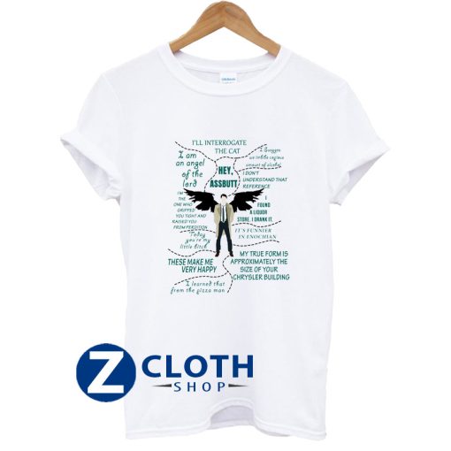 Supernatural Castiel Angel T-Shirt AA