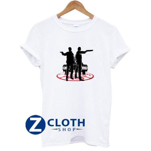 Supernatural Sam And Dean Silhouette T-Shirt AA