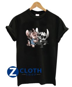 Angel Kissing Stitch Nightmare Before Christmas T-Shirt AA