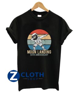 Dabbing Astronaut Moon Landing 50th Anniversary Apollo 11 T-Shirt AA
