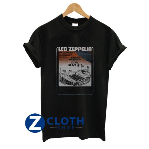 Led Zeppelin Tampa Stadium 1973 T-Shirt AA