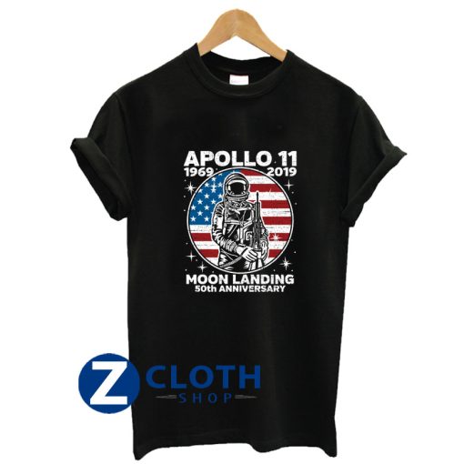 NASA Apollo 11 50th Anniversary Moon Landing T-Shirt AA