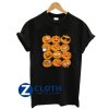 Pumpkin Emoji Faces T-Shirt AA