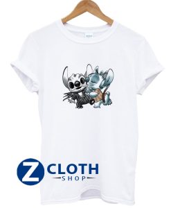 Stitch Jack Skellington Sally The Nightmare Before Christmas T-Shirt AA