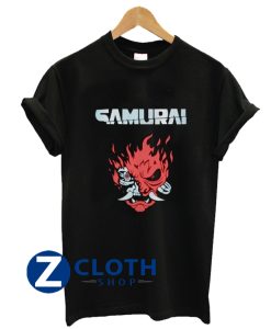 Cyberpunk 2077 Samurai Logo T-Shirt AA