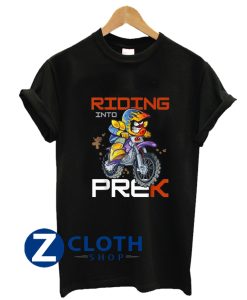 Riding Into PREK Prekindergarten Back To School Boys shirt AA