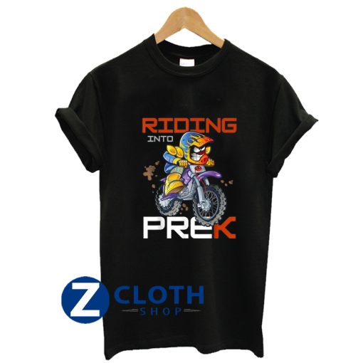 Riding Into PREK Prekindergarten Back To School Boys shirt AA