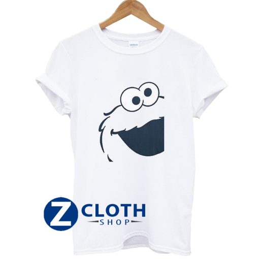 Sesame Street Cookie Monster Face T-Shirt AA