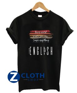 Teach English Back To School Grade Teacher Retro Vintage Shirt AA