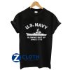Us navy with blowing shit up since 1775 shirt AA