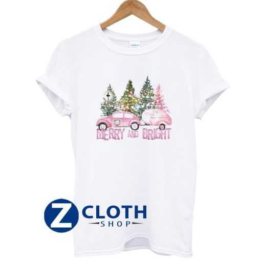 Merry and Bright Christmas T-Shirt AA