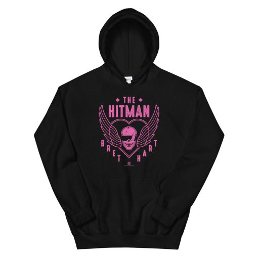 Wwe The Hitman Bret Hart 1 Color Skull Pullover Hoodie