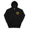 911 Ambulance Dispatcher Hoodie Yellow Line Usa Flag Hoodie AA