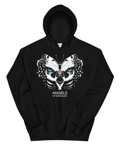 Angels Do Wear Black Jonny Cota Studio Print Hoodie AA