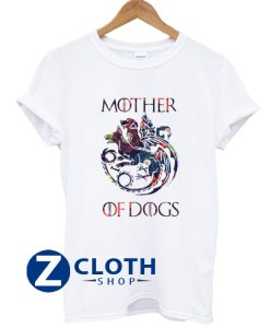 Mother Of Dogs Floral Game of Thrones T-Shirt AA