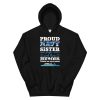 Proud Navy Sister Gift Sailor Sister Navy Sister Graduation Hoodie AP