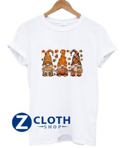 Pumpkin Gnomes Fall Autumn Cute Halloween Thanksgiving Funny Shirt T-Shirt AA