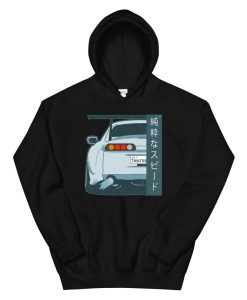 Pure Speed Kanji Jdm Street Race Distressed Hoodie AP