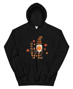 Cute Fall Gnome Love Fall Autumn Pumpkin Thanksgiving Hoodie AA