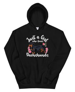 Dachshund Just A Girl Who Loves Dachshunds Hoodie AA