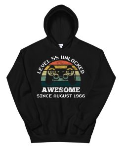 Level5 Awesome Since August9665th Birthday Hoodie AA