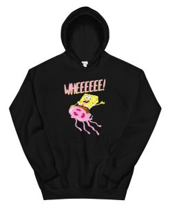 Mademark X Spongebob Squarepants Spongebob Riding Jellyfish Wheeeeee Hoodie AP