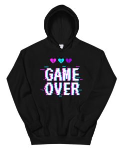 Game Over Kawaii Aesthetic Harajuku Eboy Egirl Vaporwave Hoodie AA