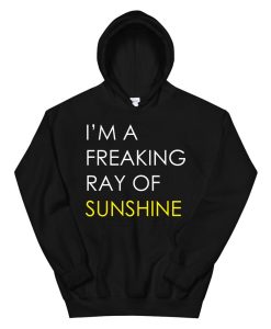 I’m A Freaking Ray Of Sunshine Funny Hoodie AA