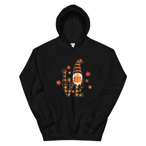 Cute Fall Gnome Love Fall Autumn Pumpkin Thanksgiving Hoodie AA