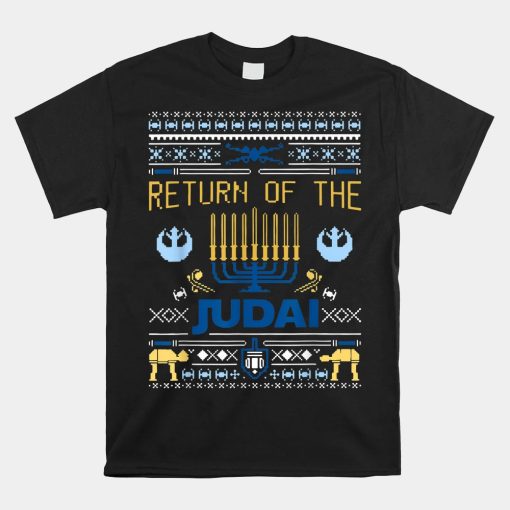 Happy Hanukkah Return Of The Judai Christmas Jewish Shirt