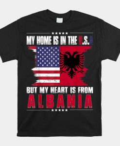 American Grown Patriot Albanian American From Albania Shirt