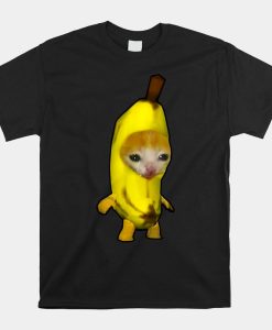 Cute Banana Cat Happy Bananacat Meme Shirt