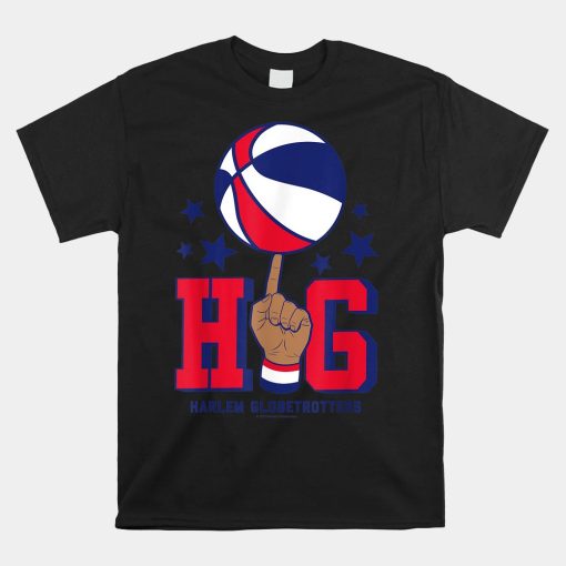 Harlem Globetrotters Hg Basketball On Finger Shirt