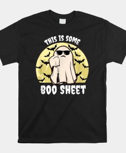 This Is Some Boo Sheet Halloween Ghost No Time To Boo Sheet Shirt