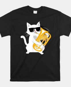 Cat Playing Euphonium Shirt