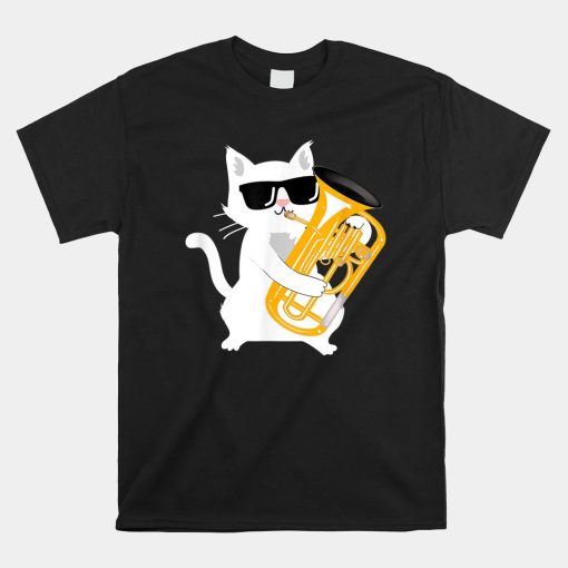 Cat Playing Euphonium Shirt