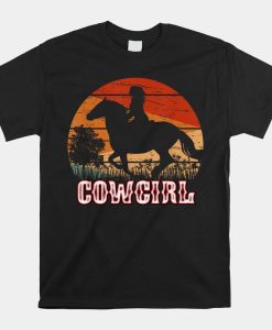 Cowgirl Girl Horse Riding Rodeo Texas Ranch Shirt