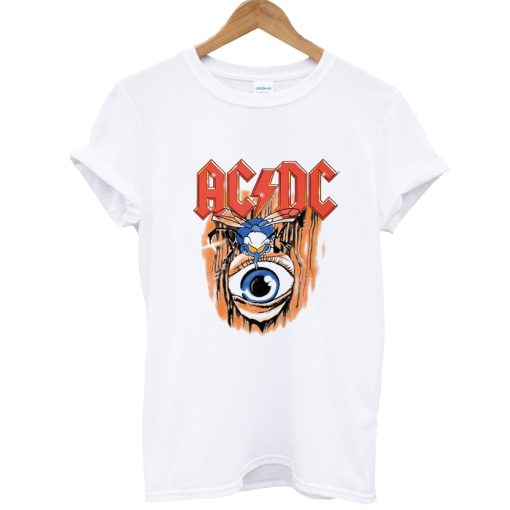 Vintage Fly On The Wall ACDC Raglan Baseball Shirt AA