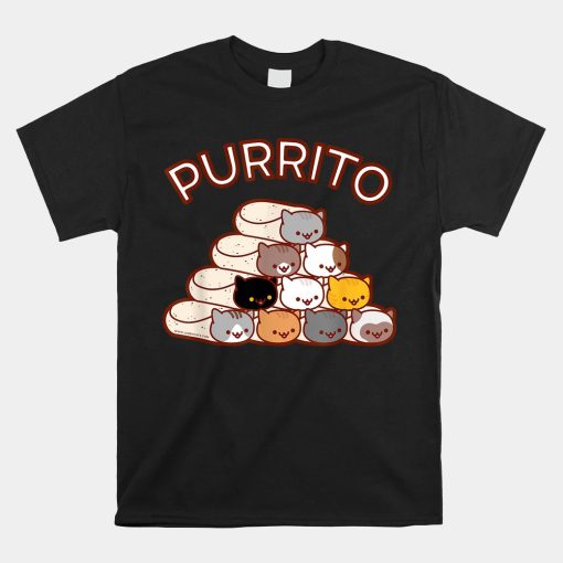 Purrito Cat Burrito Pyramid Shirt