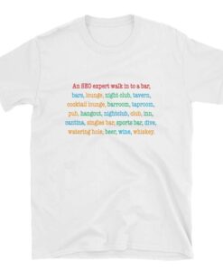 An SEO expert walk in to a bar Unisex T-Shirt thd